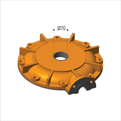 bombas rotores bombas metalicos usinaveis ferro fundido borracha vulcanizados borracha