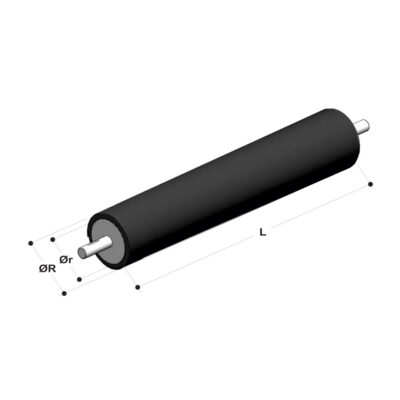 rolo vulcanizado metalicos usinaveis aço borracha vulcanizados borracha cerâmica esmaltação