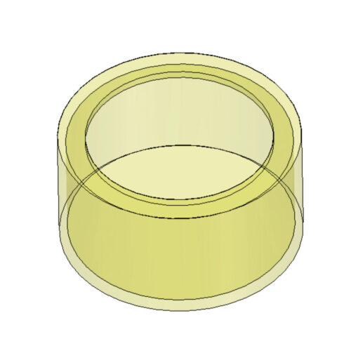 protetor para botoeira elétrica ø31x16mm borracha e vulcanizados silicone